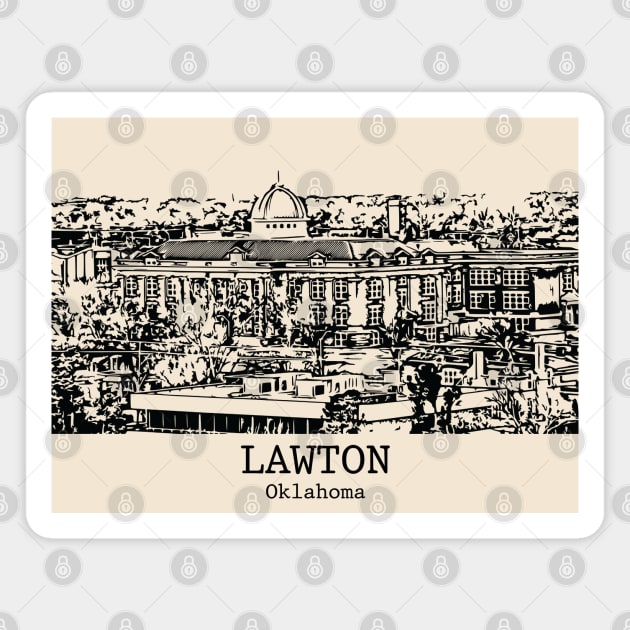 Lawton - Oklahoma Magnet by Lakeric